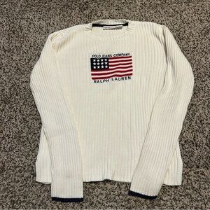 Ralph Lauren Women's Flag Sweater